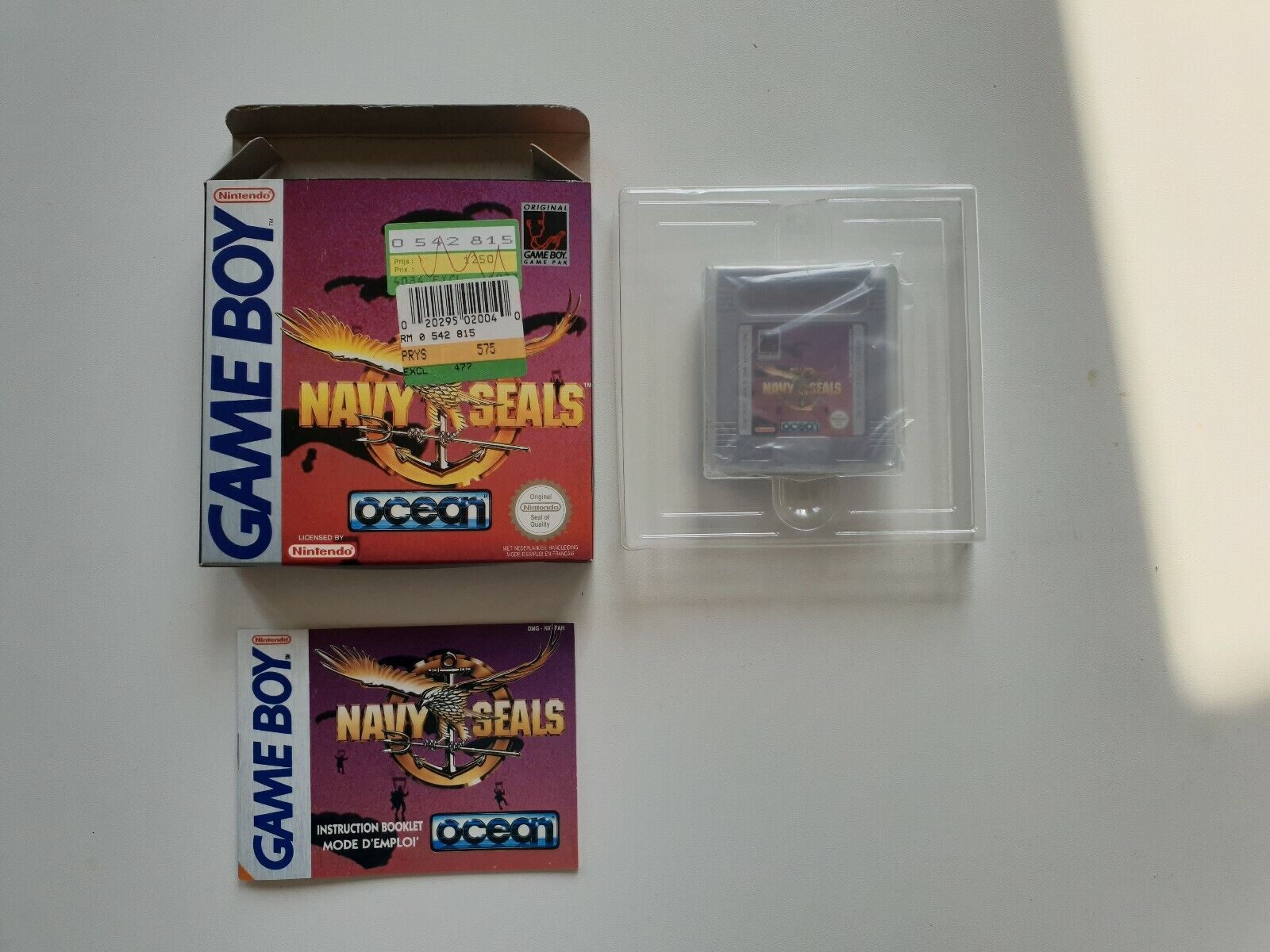 NEW NEUF NAVY SEALS Nintendo Gameboy Game boy Boxed boite OVP DMG-NV-FAH Natychmiastowa dostawa najnowszy produkt