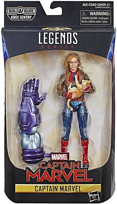 Marvel Legends Captain Marvel Bomber Jacket/Goose fig. Sentry Kree BuildAFigure