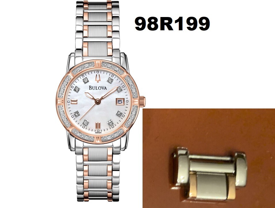 BULOVA LADIES WOMENS WATCH BAND LINK EXTENDER BRACELET [c4] eBay