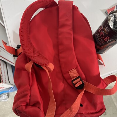 2016 SUPREME 210 Denier Cordura Box Logo Backpack Red White SS16