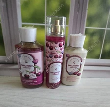 bath and body works sweetheart cherry shower gel body lotion fine fragrance mist