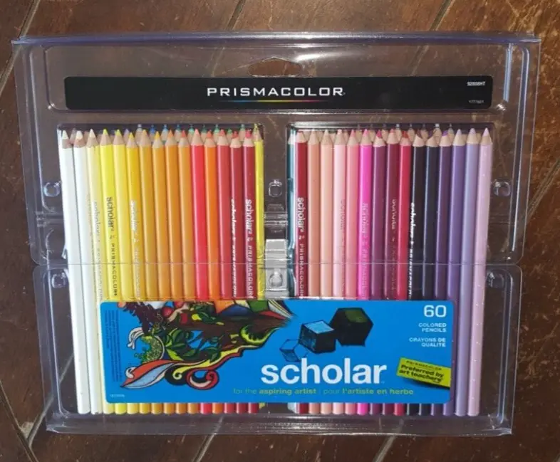  Prismacolor Scholar Colored Pencils, 60 Pack (Color assortment  may vary) : Everything Else