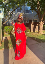 Ankara maxi dress