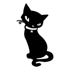 ST-G001 - CAT STICKER STICKER - CAT EMILY F
