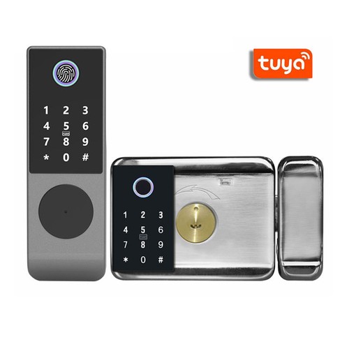 Waterproof Smart Lock Wifi Double Side Fingerprint Lock Outdoor Gate Digital RJZ - Picture 12 of 23