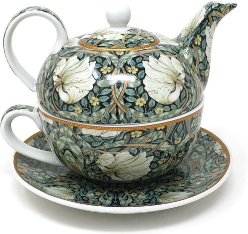 William Morris' Pimpernel Design - Fine China Tea For One Set - Picture 2 of 8