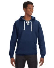 J America Adult Sport Lace Hooded Sweatshirt - JA8830