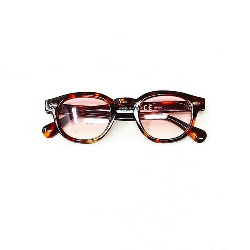 Occhiali da sole Johnny Depp uomo donna havana lenti rosa sfumato Flav 10s  | eBay
