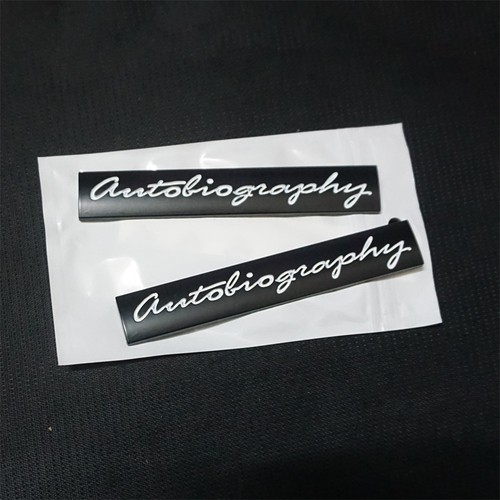 1PC Matte Black White autobiography Metal Badge Sticker Decal Emblem Turbo Grand - Picture 6 of 17