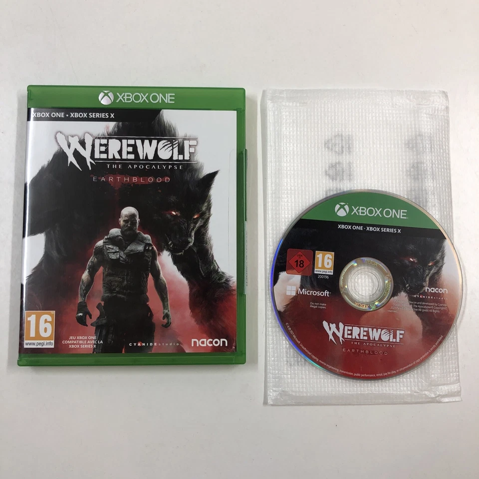 werewolf the apocalypse eartblood xbox one serie x boîte FR, photo 1 sur 2