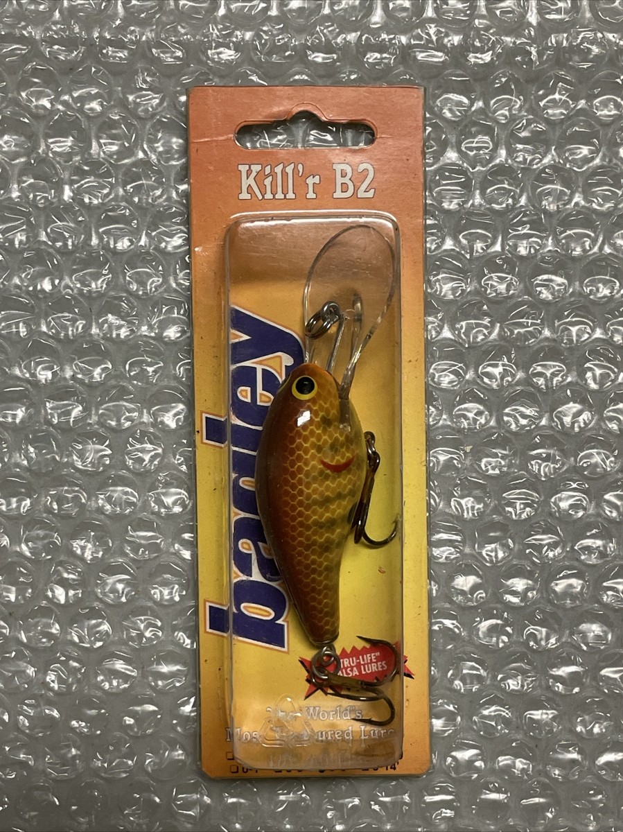 RARE Vintage Bagley Kill'r B2 B-ll P-DKB2-DC9 7/16 Oz Depth 0'-8