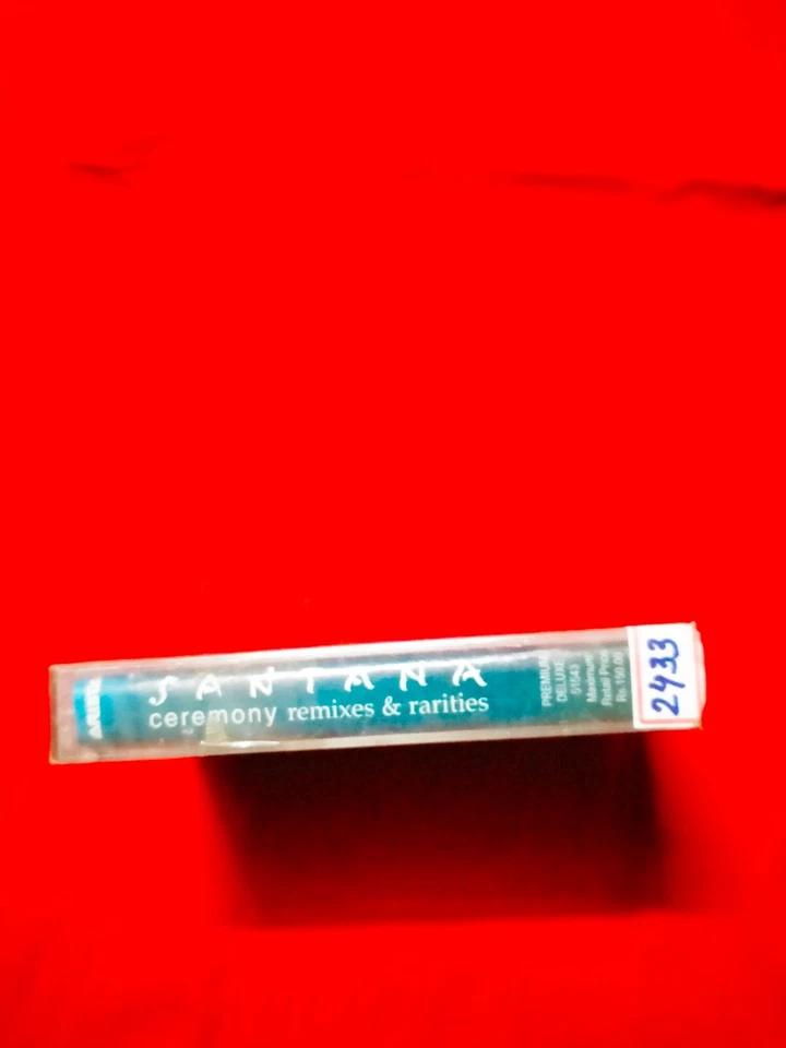 Santana Ceremony Remixes & Rarities RARE Cassette tape INDIA indian Sealed 2003 - Image 2 of 3