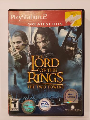 Lord of the Rings Two Towers – Playstation 2 PS2 – Greatest Hits CIB - Zdjęcie 1 z 3
