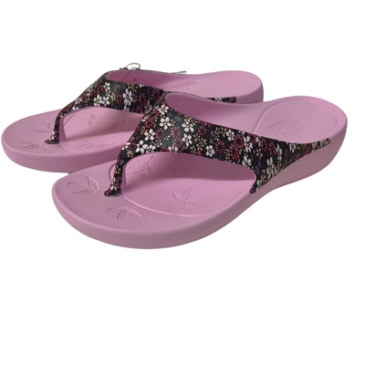 Alegria Printed Thong Sandals Ode Wild Flower Pink Blue Floral 10.5-11 US 41 NEW | eBay