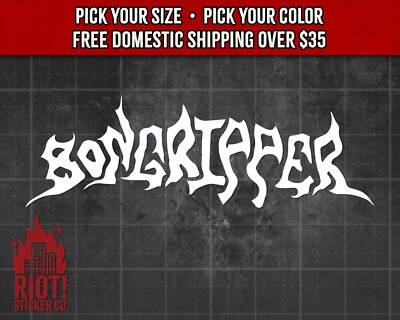 Bongripper Decal for Car Window Stoner Metal Band Logo Sticker for ...