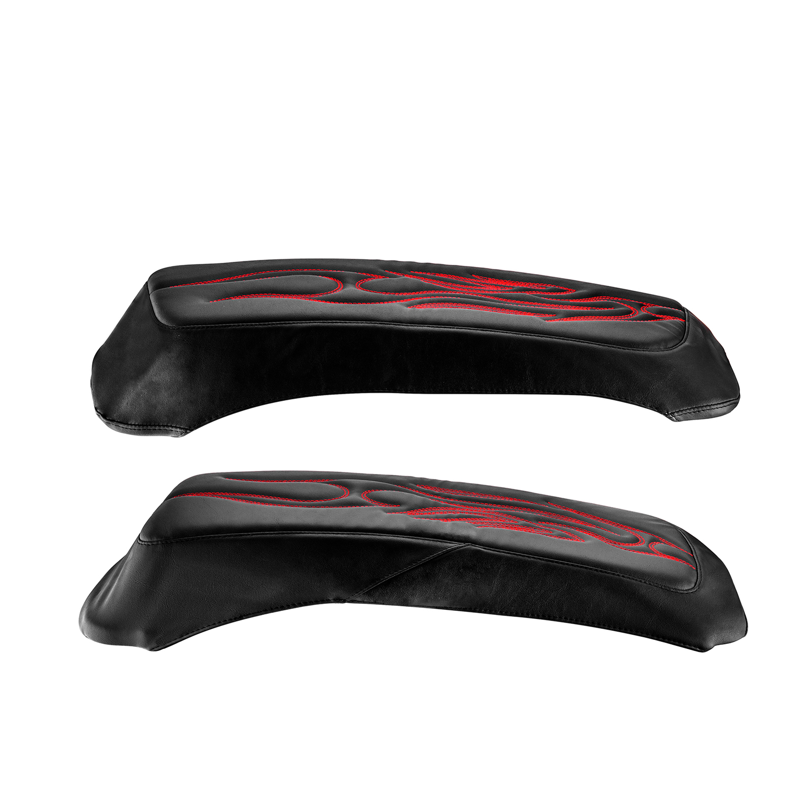 Hard Saddle Bag Lid Covers For Harley Touring Electra Glide Road Glide