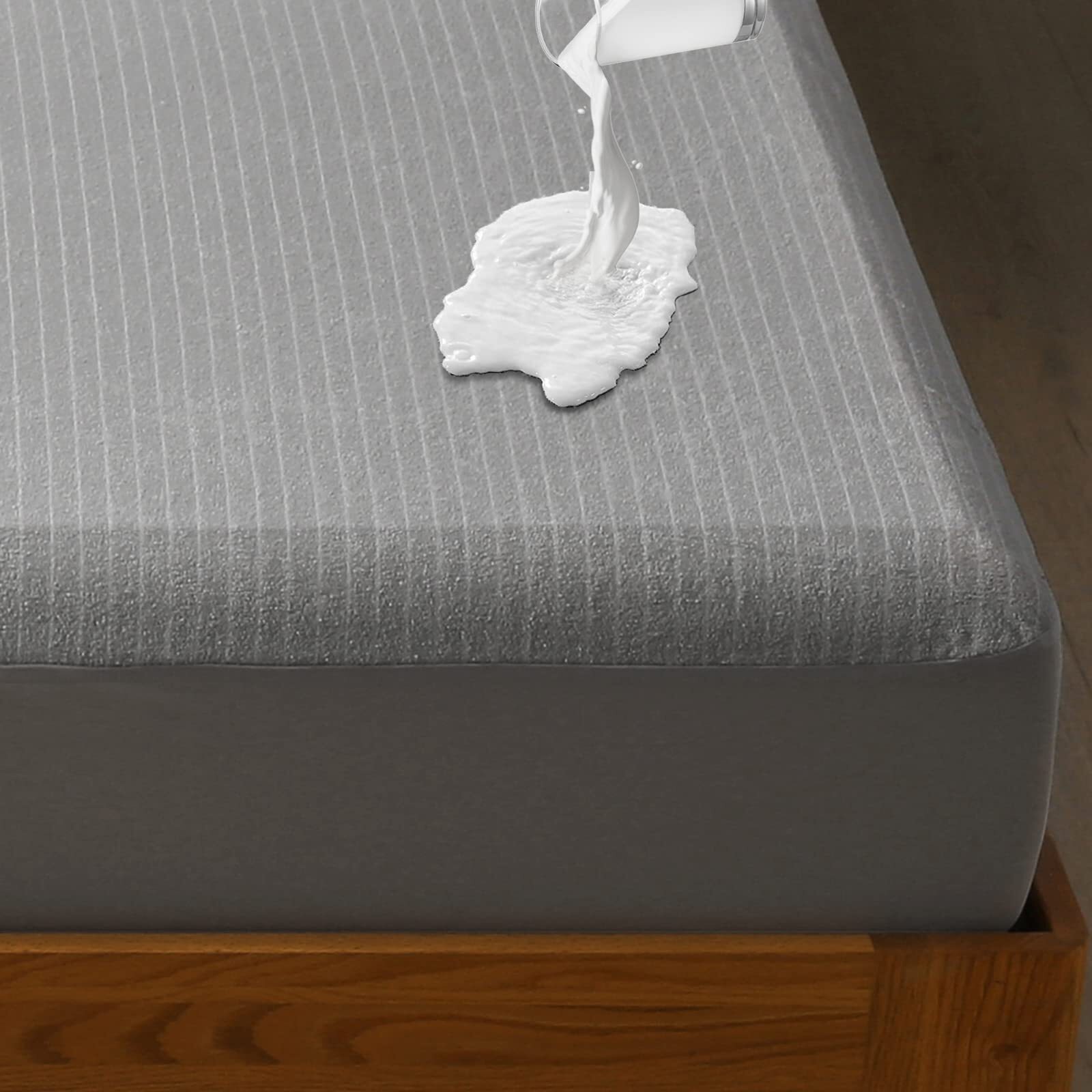 Twin Size Mattress Protector Waterproof Mattress Cover 39