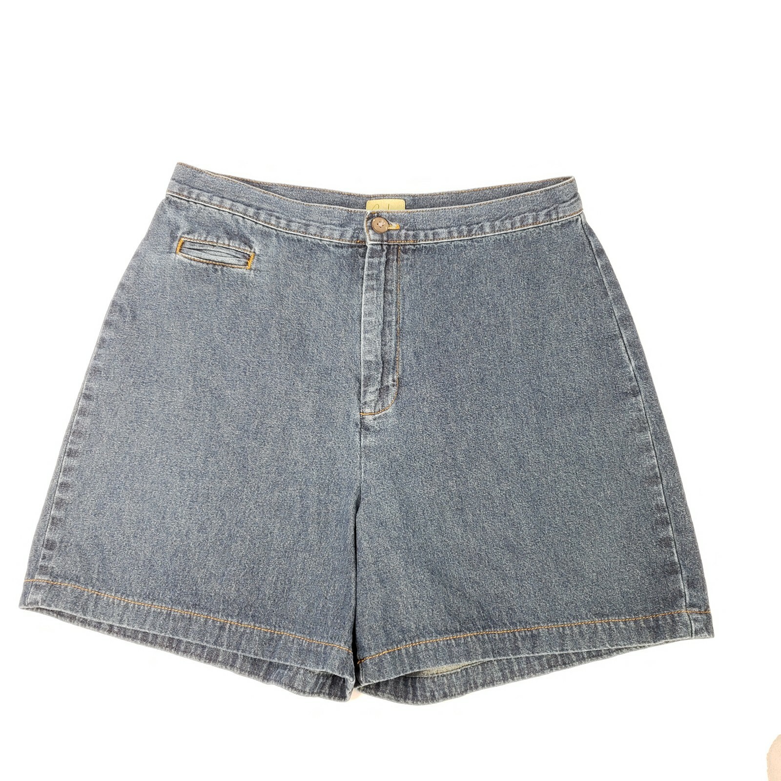 Caslon Nordstrom Women Jean Shorts Size 8 Blue 100 Cotton Bateau Coin
