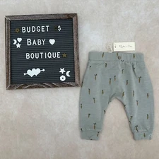 NWT RYLEE + CRU Carrot Slouch Pants Size 0-3 Months