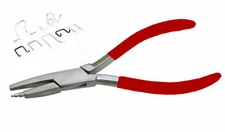 XCEL Tweed Loop Plier Red Vinyl Grip Metal Strip Forming Bending Hand Tool