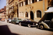 1958 Hotel In Rothenburg Ob Der Tauber Germany Red Border  Kodachrome Slide AK-B