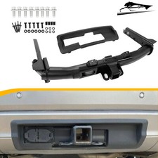 For 2011-2022 Jeep Grand Cherokee Rear Trailer Hitch Receiver W/ Bezel Class 4