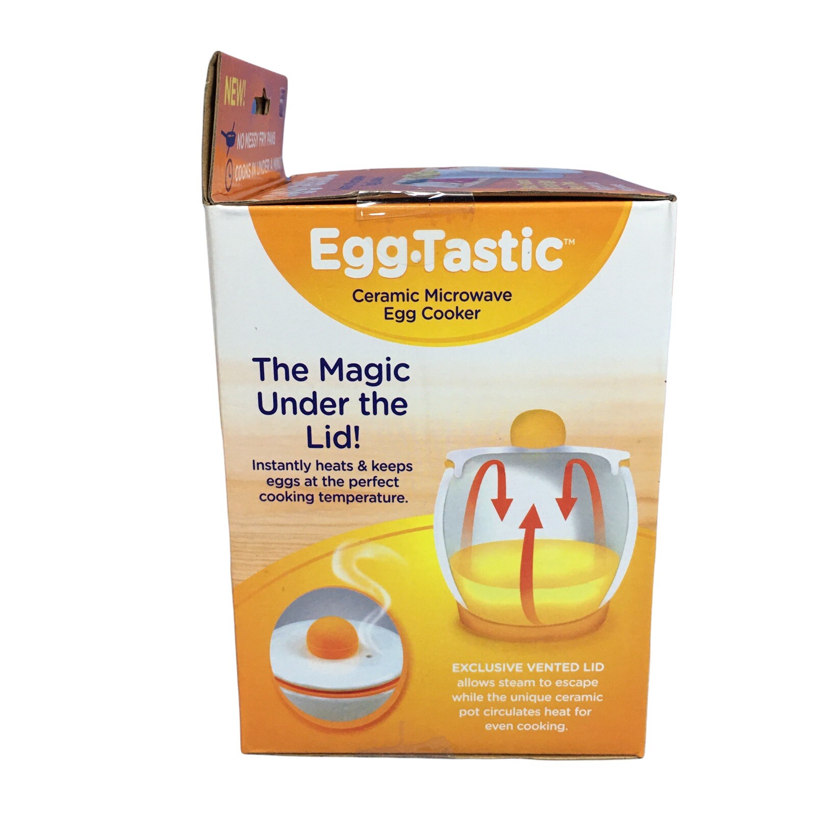 EggTastic Ceramic Microwave Egg Cooker AS SEEN ON TV! New! eBay