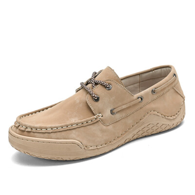 Men's Leather Casual Slip on Loafers Driving Walking Shoes