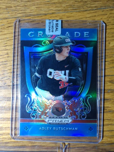 ADLEY RUTSCHMAN /30 RC 2019 Panini Prizm  CAROLINA BLUE Crusade / Pete Alonso x2