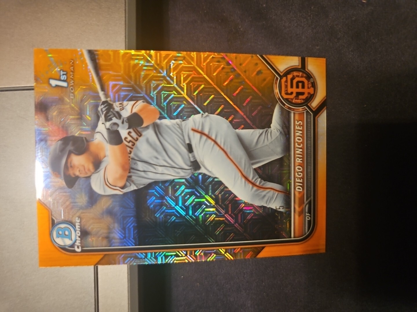 2022 Bowman Chrome 1st Prospect Orange Refractor DIEGO RINCONES /25 #BCP-65 SP