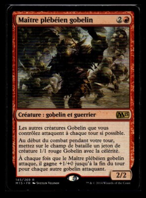 MRM FR/VF Goblin Master Pl�bien - Goblin Rabblemaster MTG Magic M10+