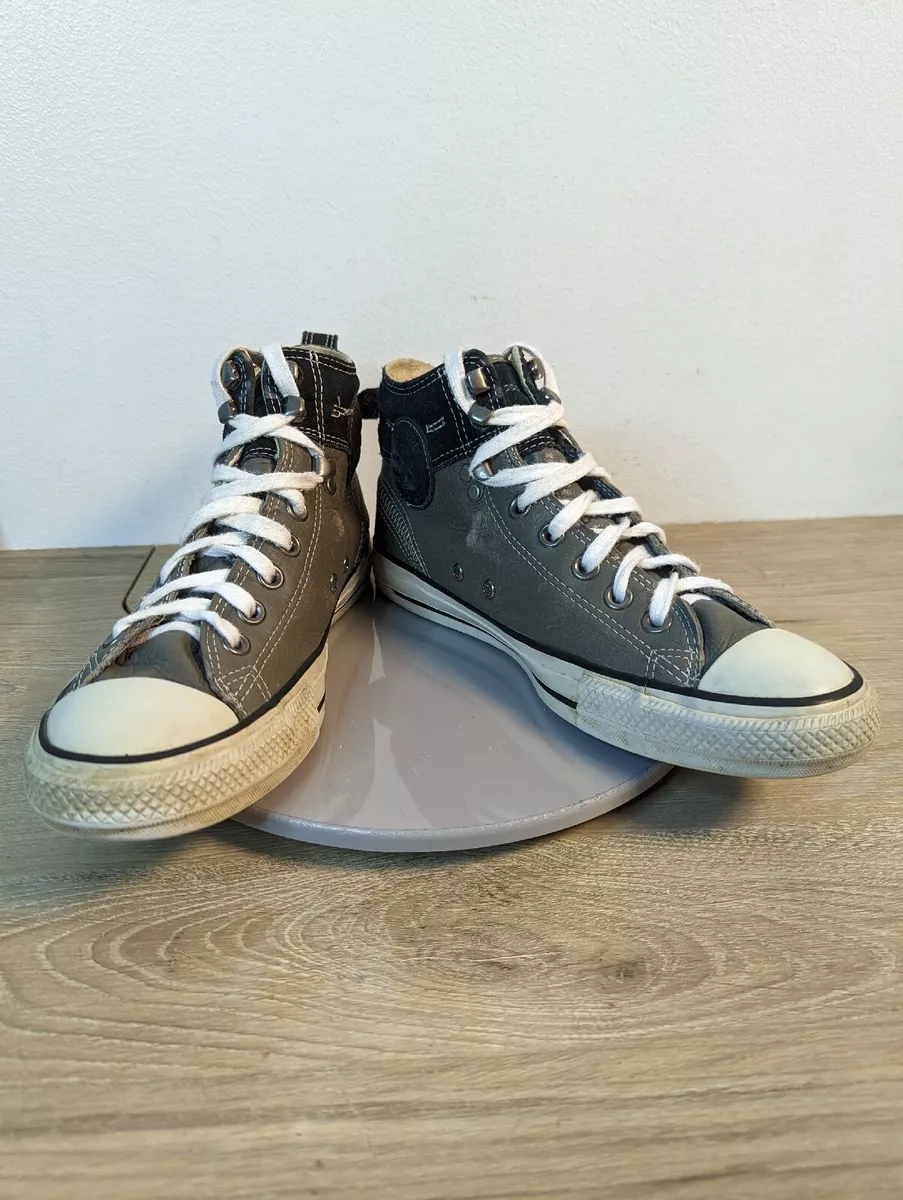 Converse Taylor All Star Hi Hiker 2 Charcoal Grey Leather Shoes Men&#039;s 7.5 | eBay