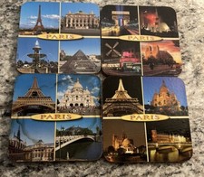 Set Of Four Paris Coasters