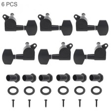 6pcs Black Acoustic Guitar String Tuning Pegs Keys Machine Heads Tuners 3R 3L US
