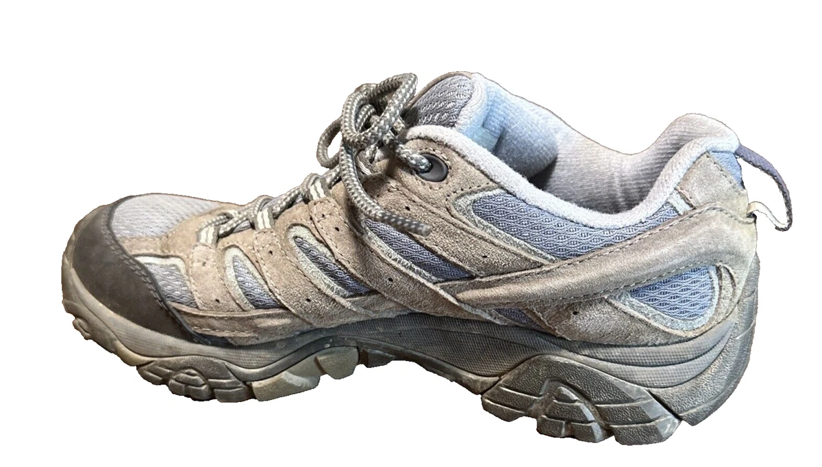 Merrell Moab lll Vibram Women s Low Cut Hiking Shoe Light Blue And