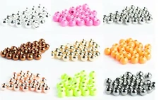 Premium Brass Fly Tying Beads - 100 Pack