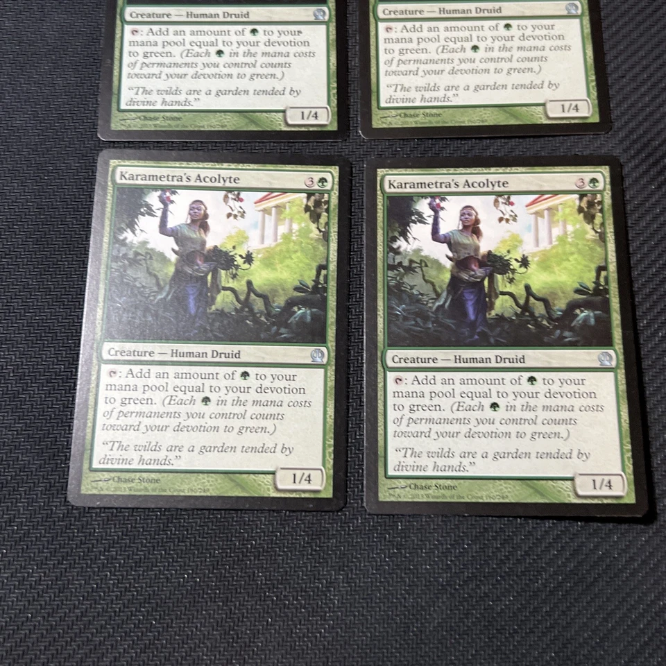 ​Karametra's Acolyte Magic The Gathering Mtg Theros Card 4 - Image 3 of 4
