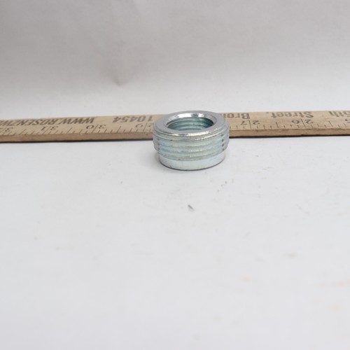 Conduit Reducing Bushing Steel Silver 1" X 1/2" RB3 - Picture 3 of 4