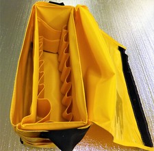 TOOL BAG-HARD WALL, VINYL COATED NYLON, 17"x7"x10" HIGH STORAGE CAPACITY NEW