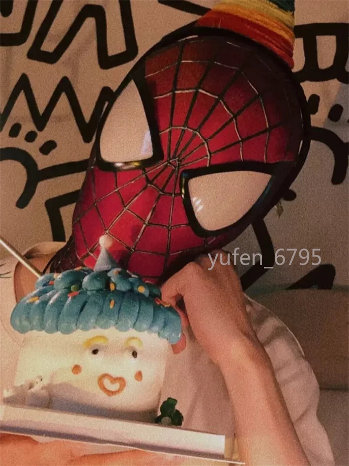 Máscara Spider-man The Amazing Spiderman 2 Cosplay Casco Halloween Fiesta utilería Regalo Foto 4 de 4