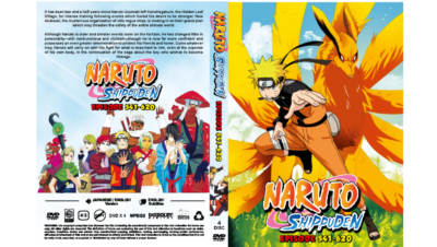 DVD Naruto Vol.1 - 720 End English Dubbed + 11 Movies Complete