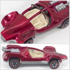 Hot Wheels Redline 70 US Shiny Rose White Int...