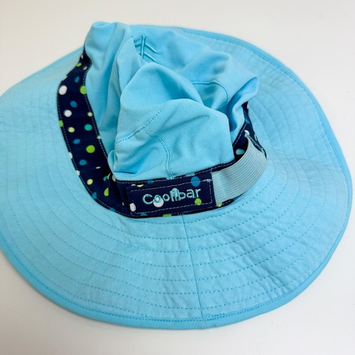 Coolibar Blue Travel Sun Hat UPF - Womens One Size - Picture 4 of 7
