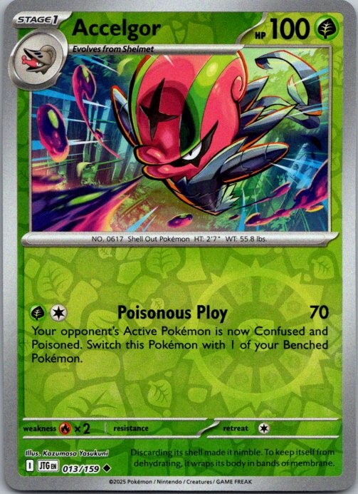 Accelgor SV09: Journey Together 013/159 NM Reverse Holo