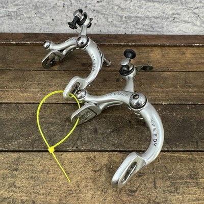 Vintage Modolo Speedy Caliper Brakes Set Silver Road Bike Side