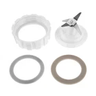 1 Set Blender Cutter Blade with Base Bottom Cap Gasket Parts For Hamilton Beach