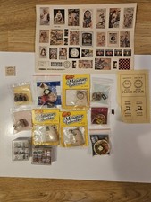 Vintage Miniature Dollhouse Food Set A Lot Of 11 Items In Packages Unopened.