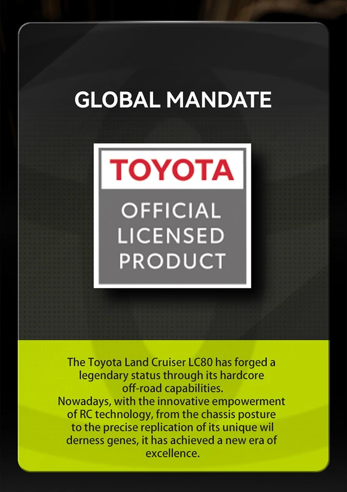 9IMOD 1/12 RC Car 4WD Crawler Car 9km/h 1100mAh Battery LC80 2.4GHz Brushed Car - Bild 3 von 4