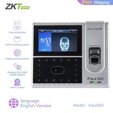 Facial + Finger TCP/IP Biometric Fingerprint Time Clock Access Control /iface502