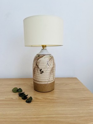 Barbara Davidson Pottery Larbert Studio Pottery Table Lamp Rewired